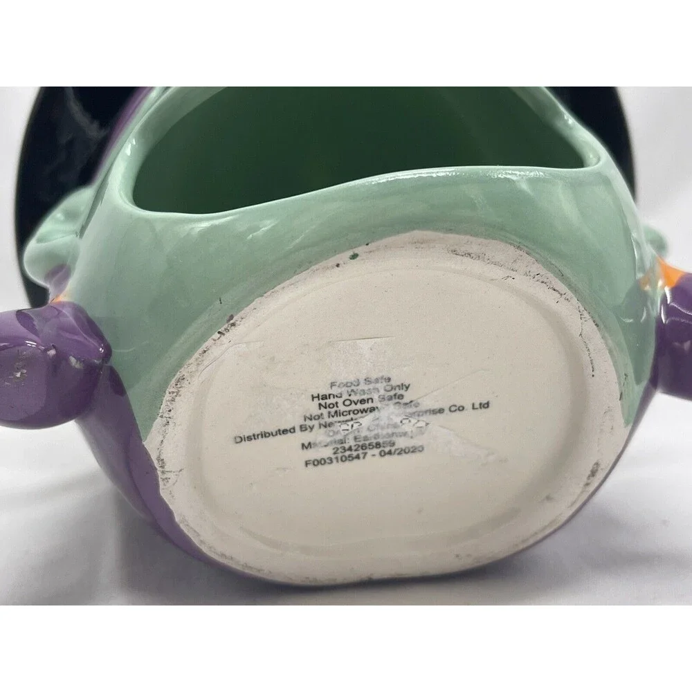 Target Ceramic Witch Open Mouth Halloween Candy Dish 5”